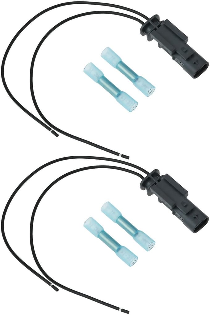 Dailygoods - Set van 2-Pin Uitlaat Speaker Connectoren Compatibel met Diverse Merken