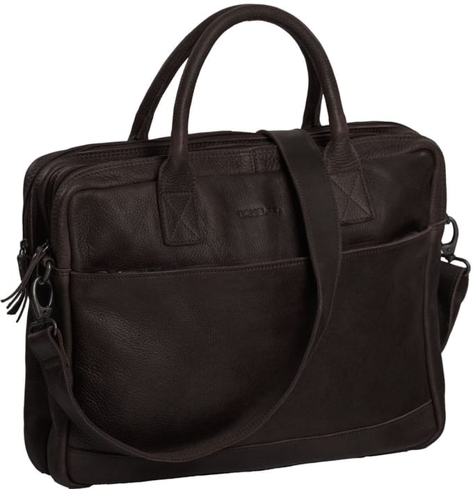 Daniel Ray Greensboro Leren Laptoptas 15 inch - Bruin