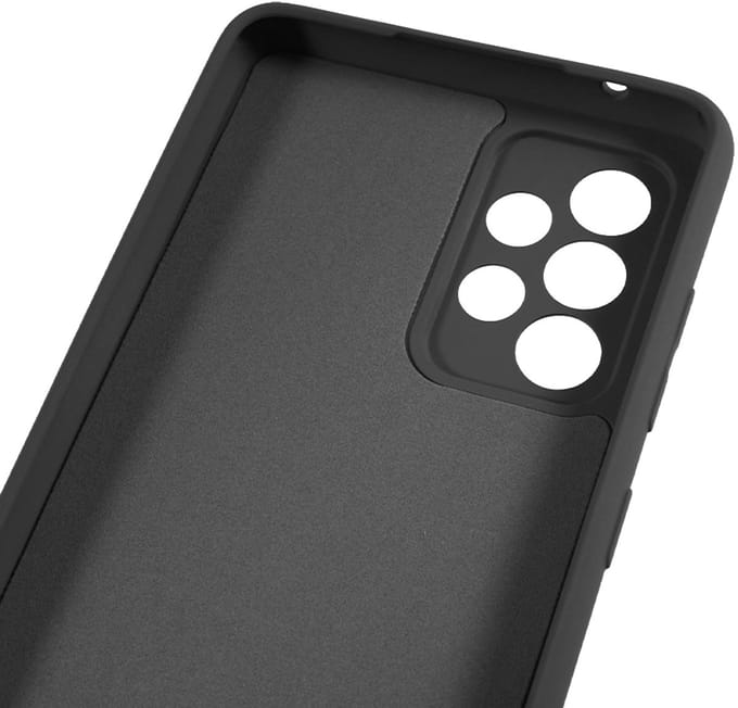 Jaym, Hoesje geschikt voor Samsung Galaxy A32 5G - Soft Feeling, Zwart
