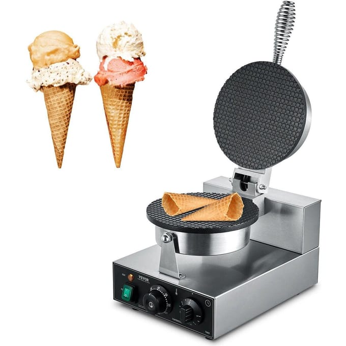 Machine à cônes à glace électrique Commerciale Gaufre Egg Roll 1230W