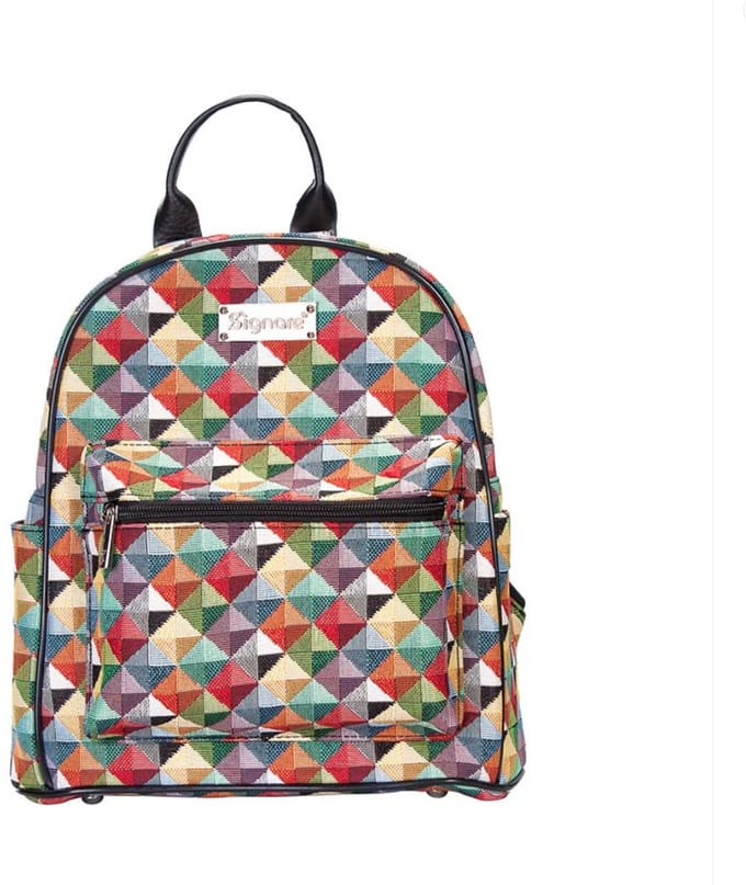 Signare Rugzak - Gobelin - Multi Colored Triangle