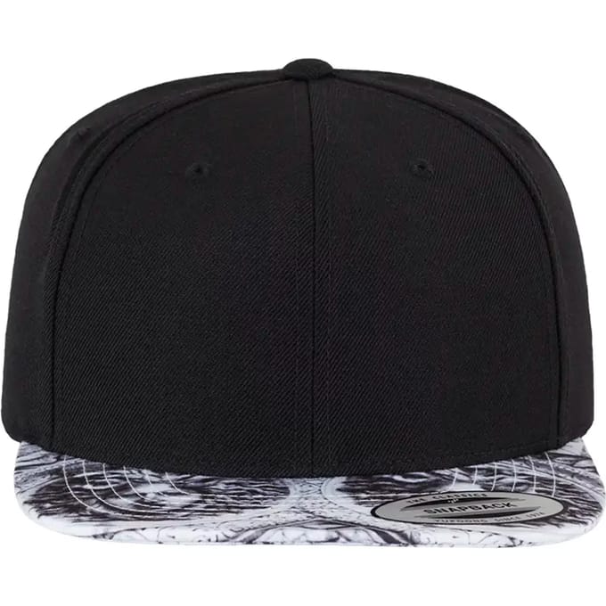 Flexfit - Sun King Snapback blk/wht one size Snapback Pet - Zwart/Wit