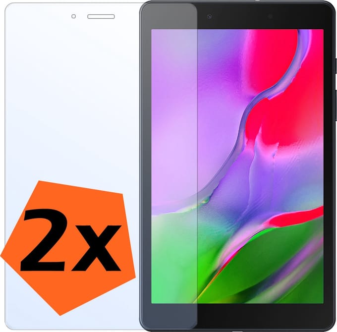 Screenprotector - 2 Stuks - Geschikt voor Samsung Galaxy Tab A 8.0 (2019) - Extra Sterk - Gehard Glas - Beschermglas - Tempered Glass - Screen Protector