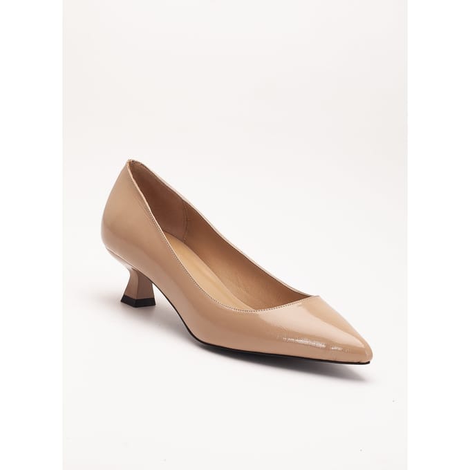 Helly Kitten Heel Leren Stiletto Pumps