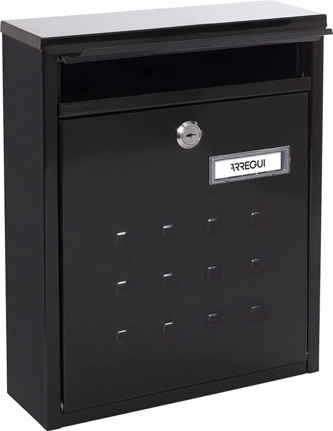 brievenbus / omheining doorwerpbrievenbus - mailbox