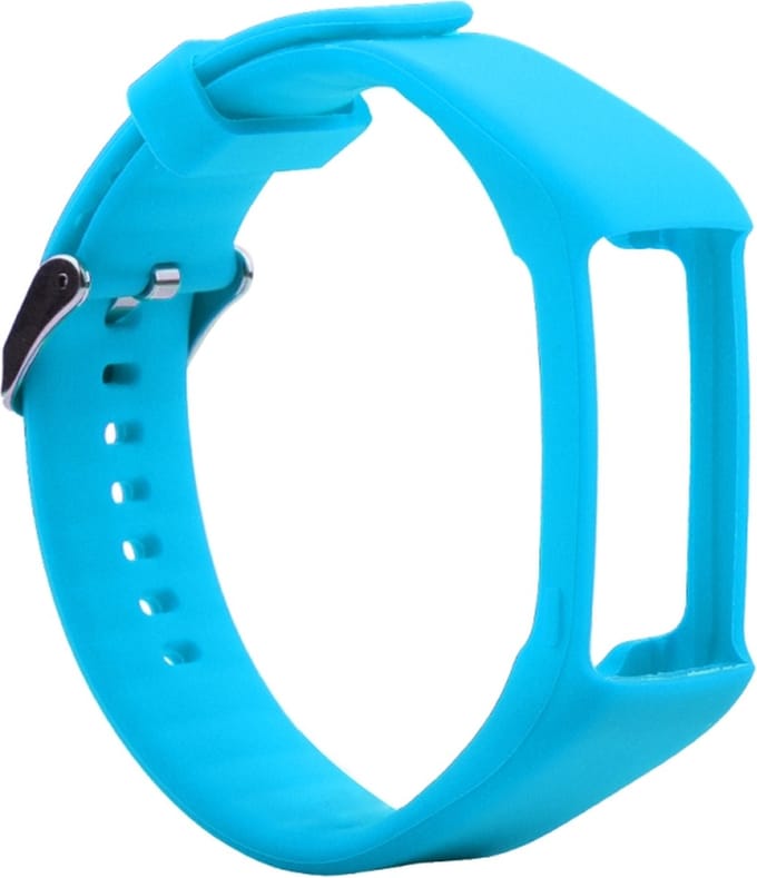 Siliconen bandje - geschikt voor Polar A360 / A370 - blauw