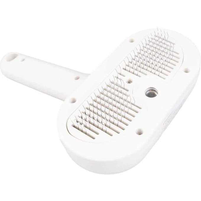 Duvo+ Stoom en slickerborstel wit XL 20x11x6,5 cm | zelfreinigend | USB oplaadbaar
