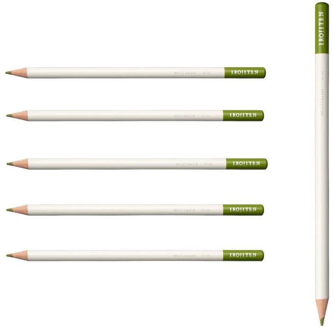 Tombow Irojiten - Kleurpotloden - D16 - Moss Green - Groen - 6 Stuks