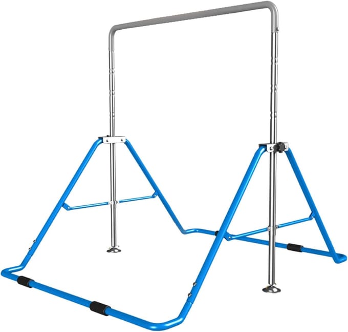 Turnrek - Gymnastiek Stang - Balans Training - Verstelbare Hoogte - 9.6 kg - Blauw