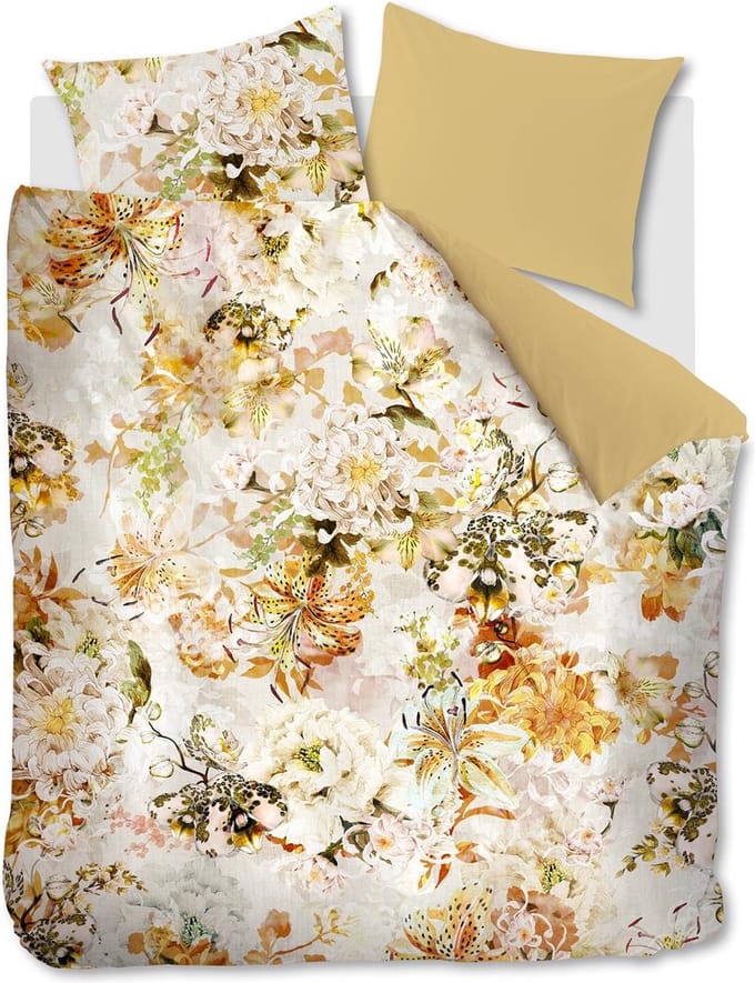 Kardol Mellow Breeze dekbedovertrek - Tweepersoons - 200x200/220 - Geel