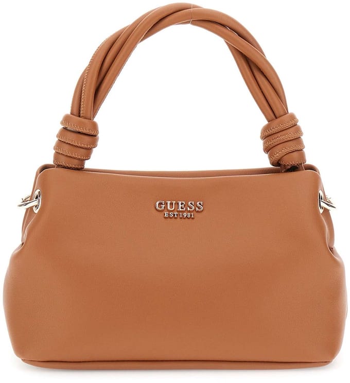 GUESS Handtas Avondtas Sansa Top Handle Crossbody Bag Cognac Lichtbruin