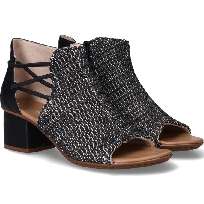 Rieker Sandalen - Dames - Zwart - Maat:37