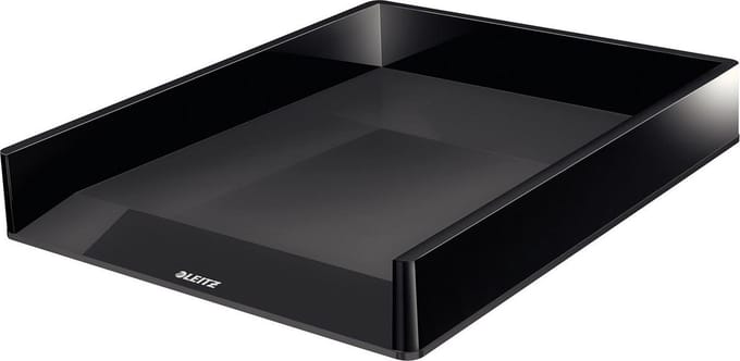 Leitz Dual Black brievenbakje zwart 4 stuks