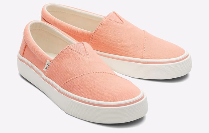 TOMS Alpargata Fenix Slip On Dames Oranje Espadrilles