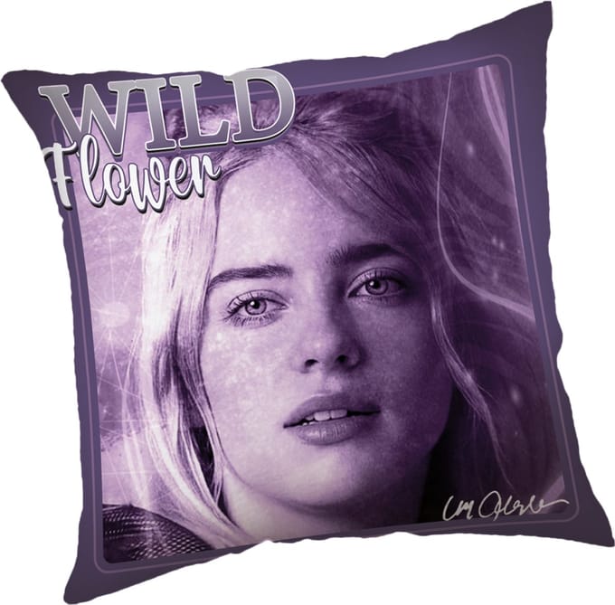 Billie Eilish Sierkussen 40x40 Gevuld Polyester
