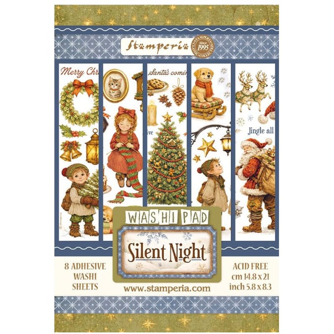 Stamperia Washi pad "Silent Night"