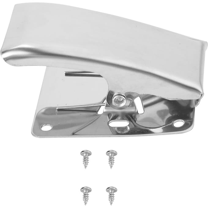 Roestvrij Staal Visfilet Klem Staart Clip met Bevestigingsschroeven voor Reinigingsbord gray