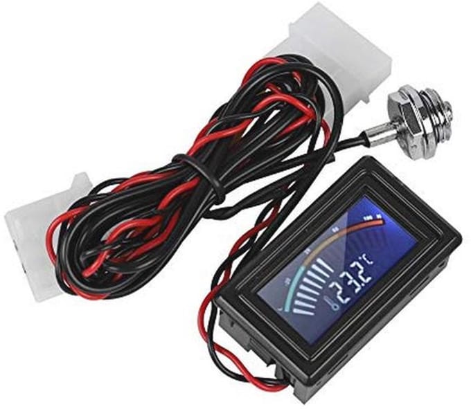 Digitale Temperatuurmeter voor Waterkoelingsystemen met Waterdichte Sonde