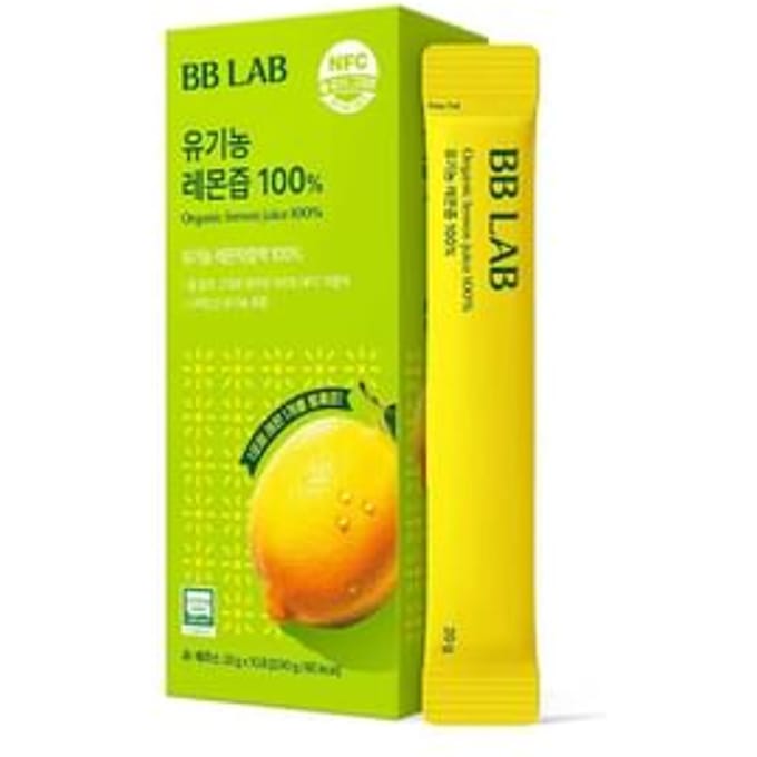 BB LAB Organic Lemon Juice 100% 20g x 10 sticks