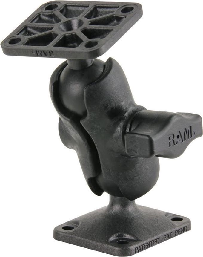 Klemhouder kort composiet met 2 B-kogels RAP-B-141U-A