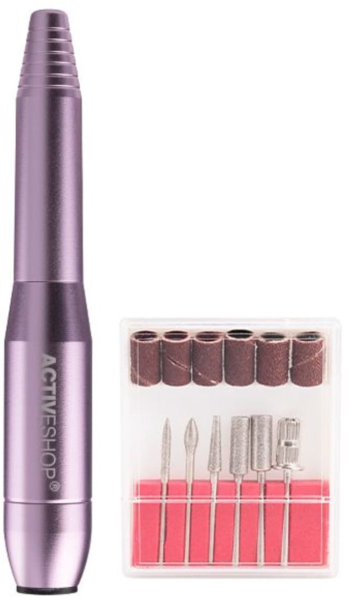 DermaSyis Elektrische Nagelvijl Mini Pro203 - 12W. Roze