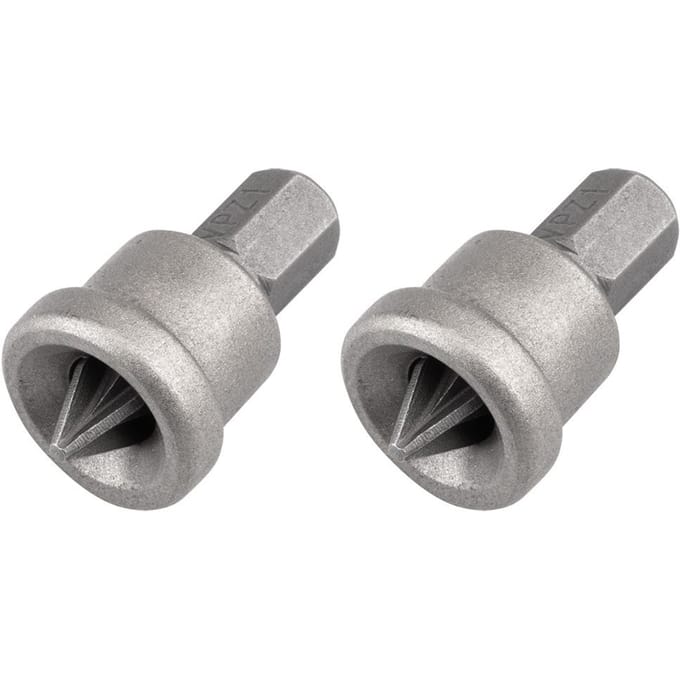 GRAPHITE PZ1 Gebeten met Dieptea touch, 2 stuks, 25mm