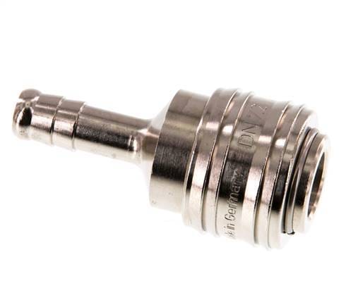 Vernikkeld Messing DN 7.2 (Euro) Luchtkoppeling Snelkoppeling 8 mm Slangpilaar