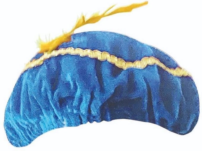 Pieten muts blauw one size
