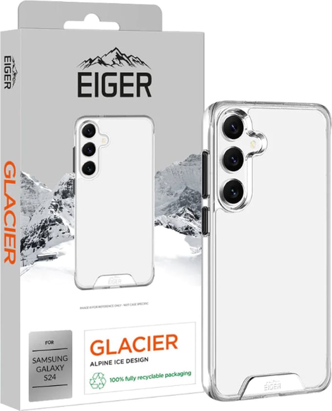 Eiger Glacier case Samsung Galaxy S24 - transparant