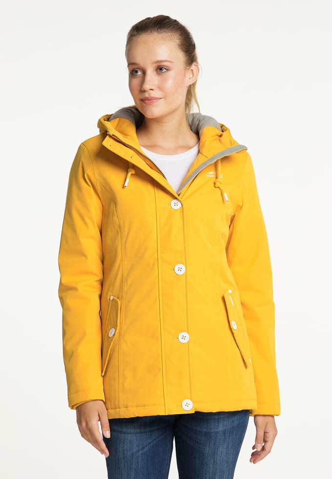 ICEBOUND Serie clima Igloo winterjas Dames mosterd