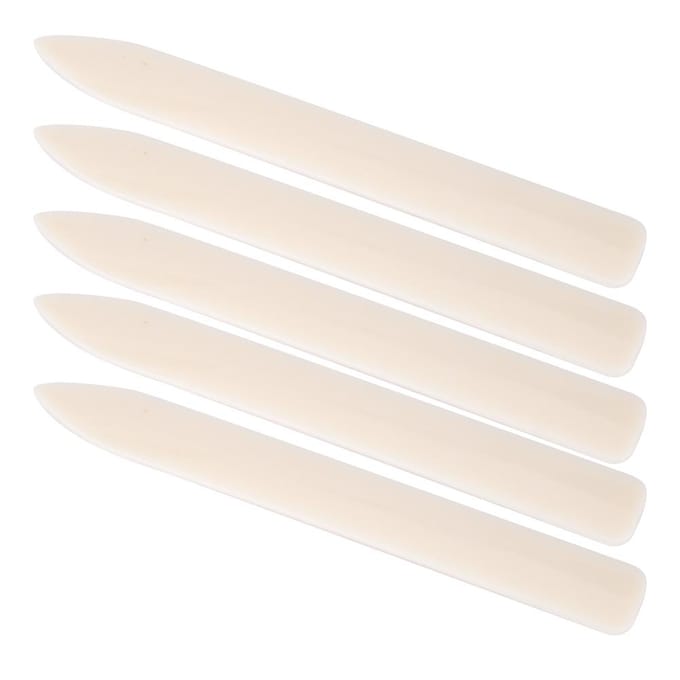 5 Stuks Leer Ambacht Map Wit Plastic DIY Handgemaakt Rand Afwerking Naaigerei Accessoires(Lang Long white