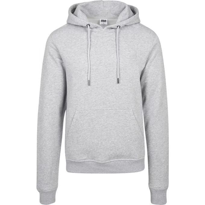 Urban Classics - Basic Terry Hoodie/trui - S - Grijs