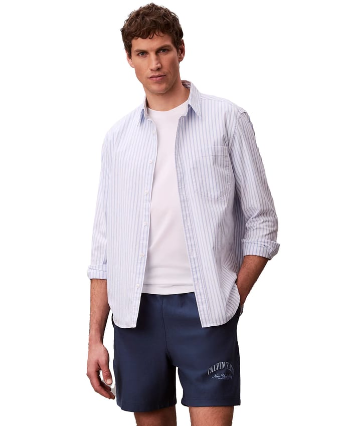 Calvin Klein Heren short terry collegiate