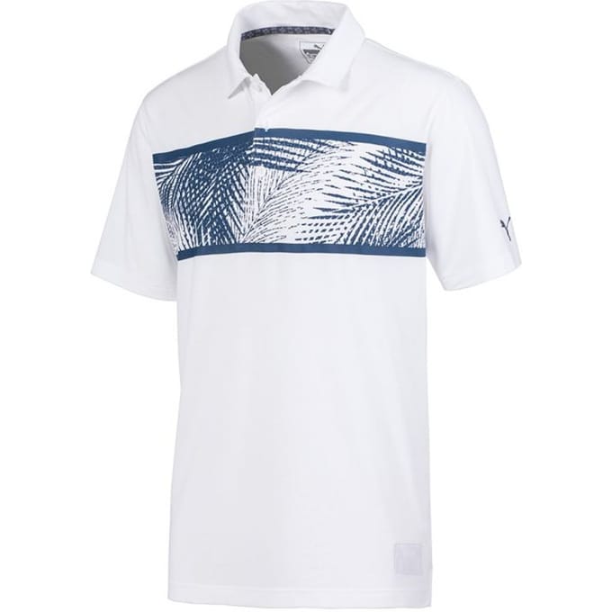 Puma Golf DryCell Performance Fit Palms Polo Korte Mouw Heren Top 596376 01
