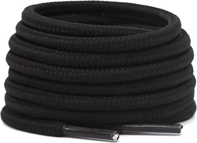 Ronde Veters - Schoenveters - Laces - 120 CM - Zwart
