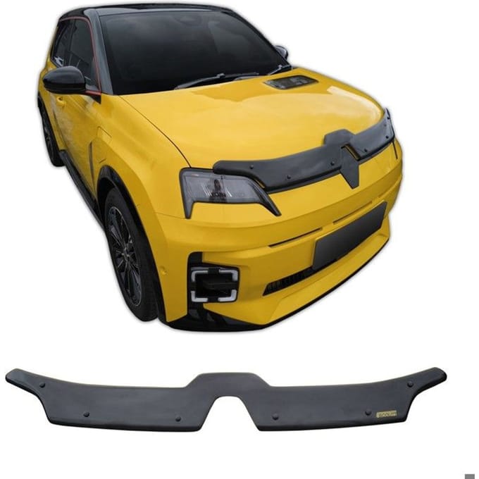 SCOUTT | Bra Capot Déflecteur Protection Pour Renault 5 Depuis 2025, Aérodynamique, Assemblage Facile, Aucun perçage requis