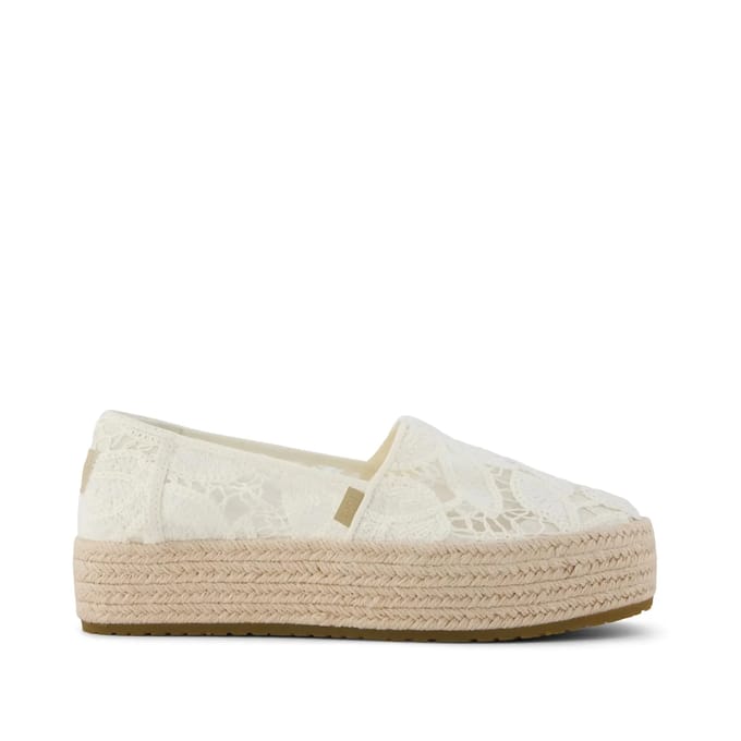 Toms Valencia Espadrilles - Dames - Wit - Maat:43½