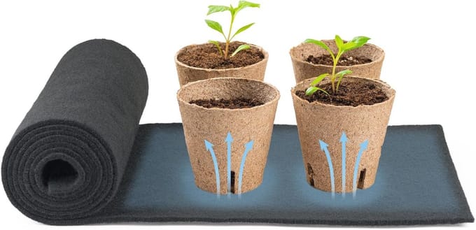 Capillaire irrigatiemat voor planten - 90 x 30 cm, 4 mm dik
