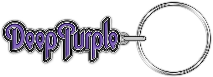 Deep Purple - Logo Sleutelhanger - Donkerblauw