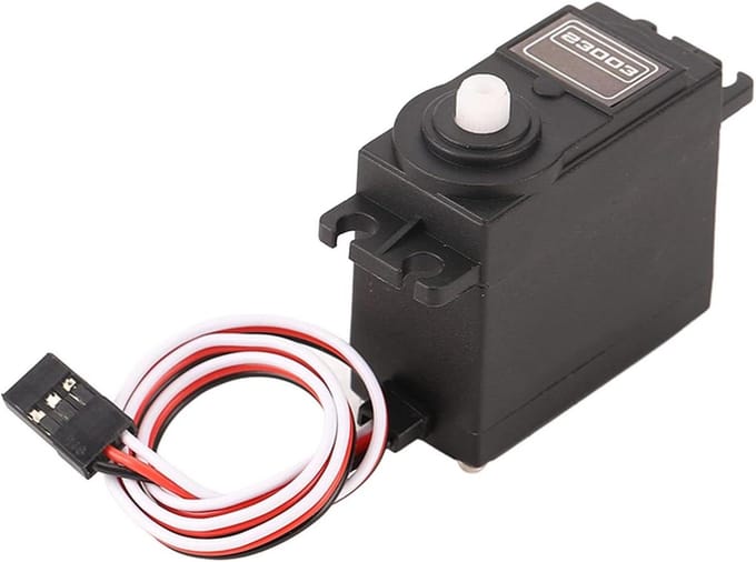 RC Servo Motor - Standaard Servo - RC Auto Besturing - Hoge Snelheid Lage Ruis - 3.9x4.1x2 cm - Zwart