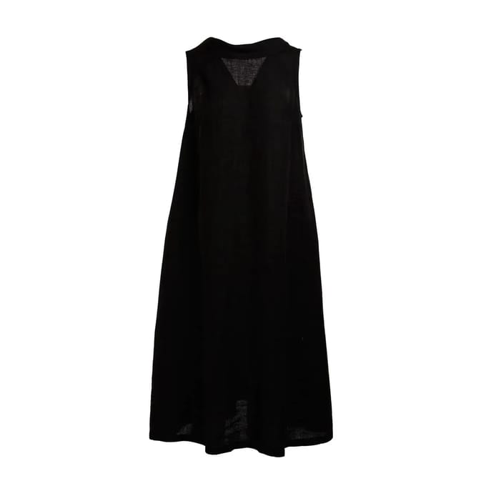 Lange jurk met strik op de rug vrouw Haris Cotton Essentials