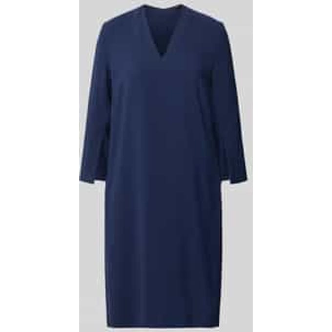 relaxed fit jurk met V-hals