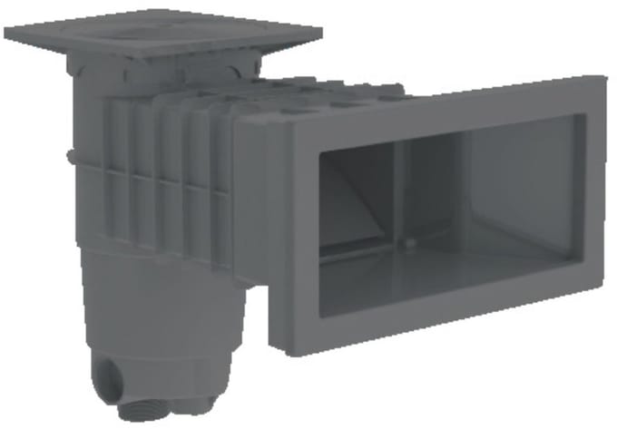 Weltico skimmer A400 | beton/liner/polyester | antraciet