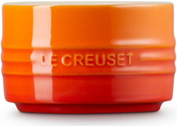 Le Creuset 6 Stapelbare schaaltjes Oranjerood 9cm 0,2l