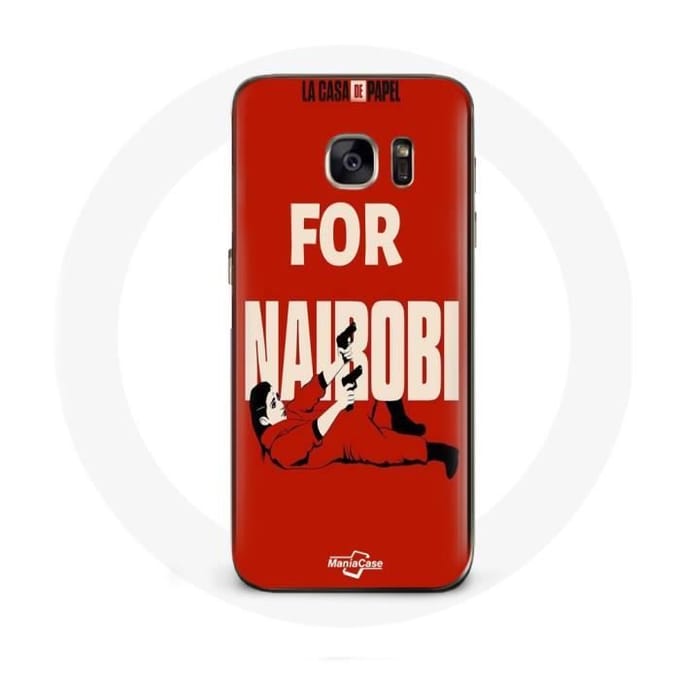 Hoesje voor Samsung Galaxy S6 Edge La casa de papel Nairobi tekening