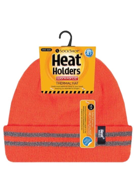 Heat Holders - Hi Vis reflecterende hoed voor heren - Hoi Vis Oranje