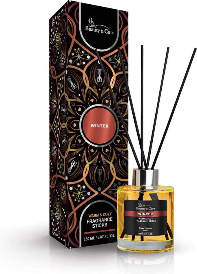 Winter geurstokjes - Beauty & Care - 150 ml. new