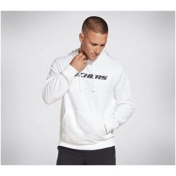 Skechers Apparel Heritage Pullover Hoodie Herensweatshirt met capuchon MHD12 WHT