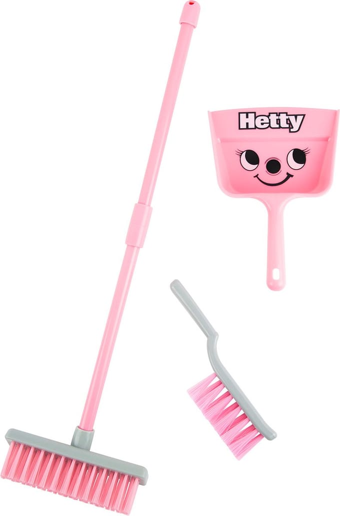 Casdon Hetty – Bezem, Stoffer & Blik voor Kinderen – Schoonmaak Speelgoed