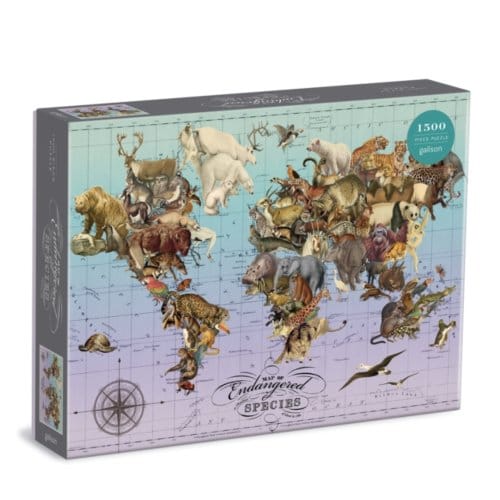 Wendy Gold Endangered Species 1500 Piece Puzzle - Galison